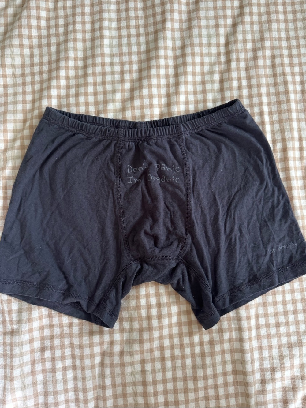 Bambooku “Don’t Panic I’m Organic” bamboo boxer